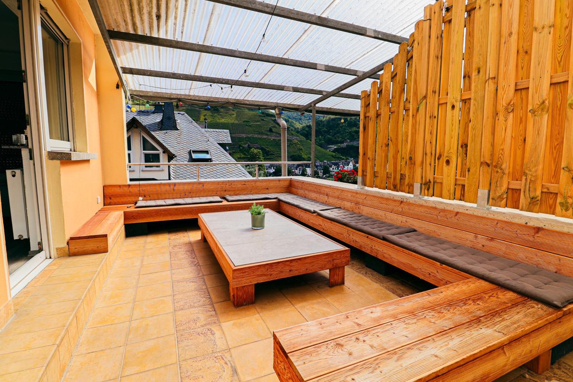 Chill Out Area, Grandiose Aussicht, Haengematte, Smart Tv, Netflix Leilighet Zell an der Mosel Eksteriør bilde